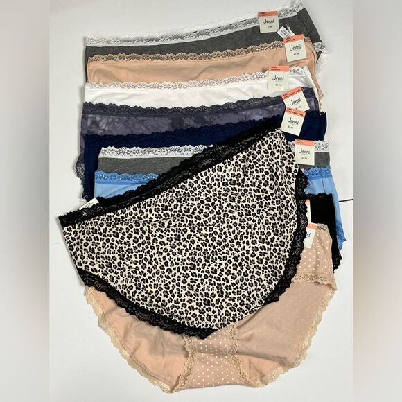 NWT Bundle 10 Plus Size Jenni Intimates Women’s Underwear Panties Size XXXL #247 - Picture 4 of 11